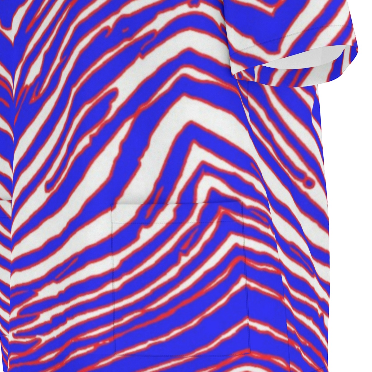 Buffalo Bills Zubaz Unisex Scrub Set With Six Pocket
