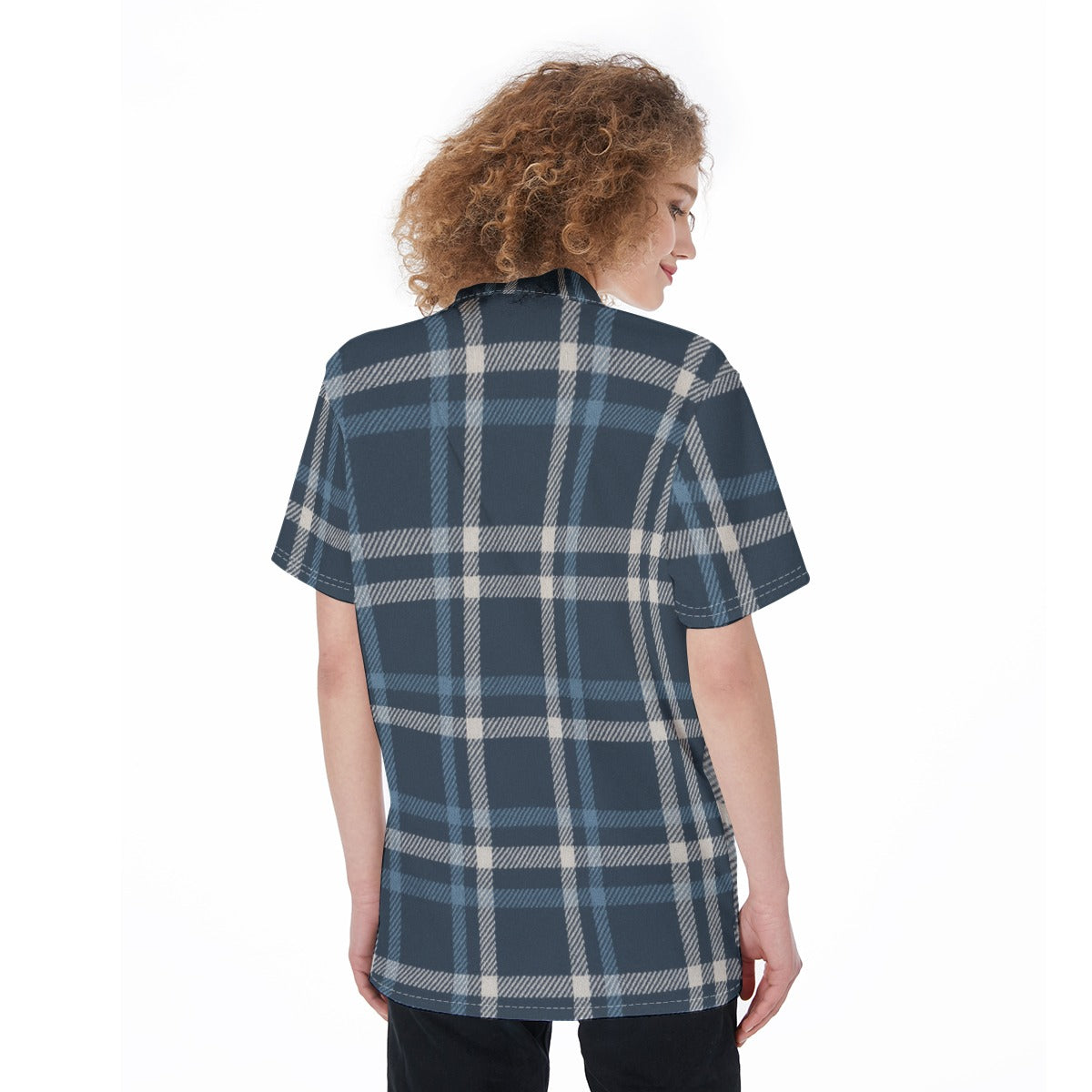 Connecticut - Huskies tartan plaid Women's Shirt