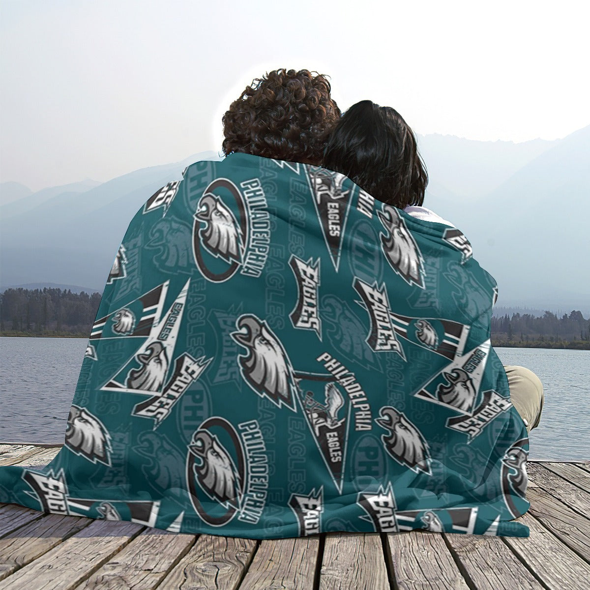 Philadelphia Football Game Day Single-Side Printing Flannel Blanket