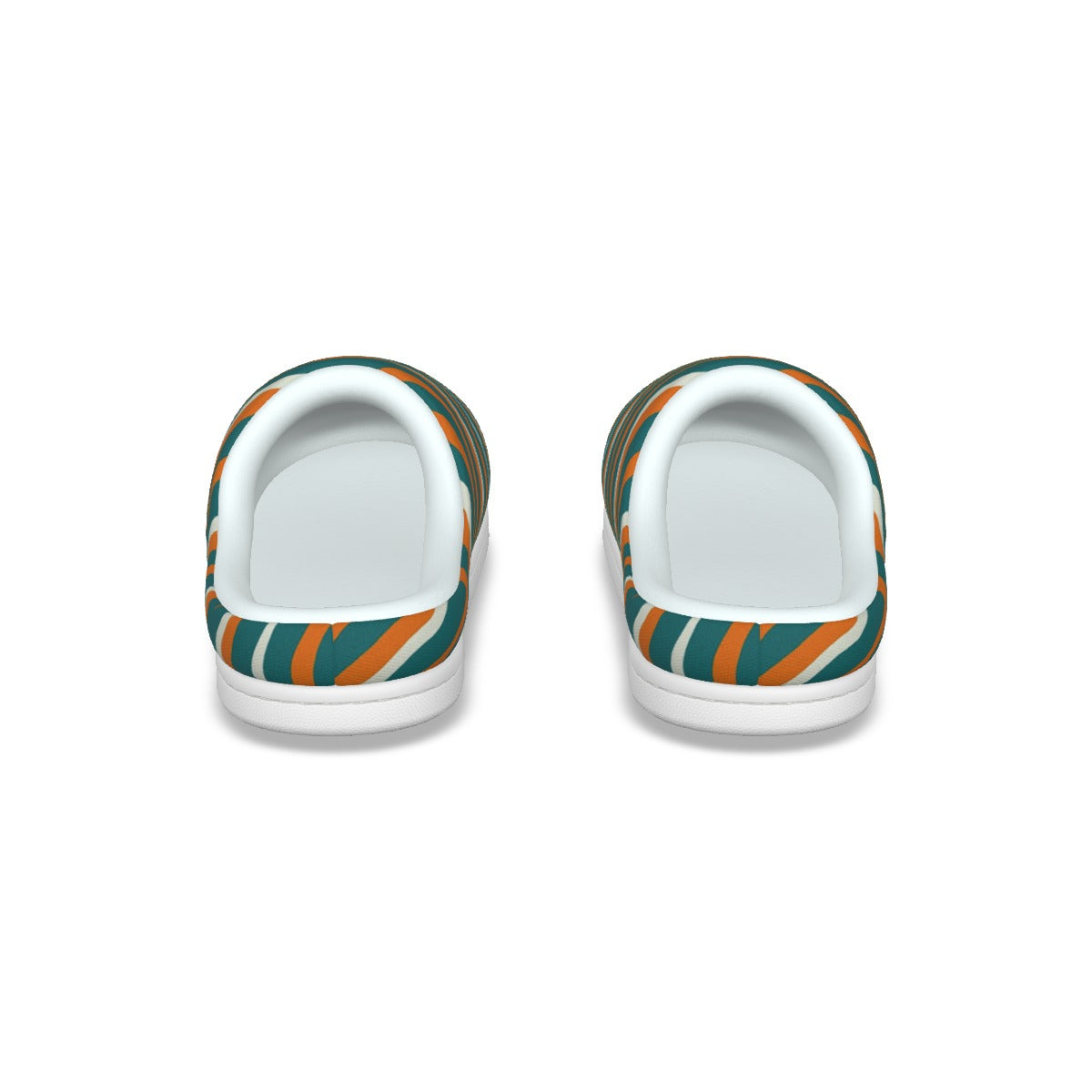 Miami Football Game Day All-Over Print Men's Plush Slippers