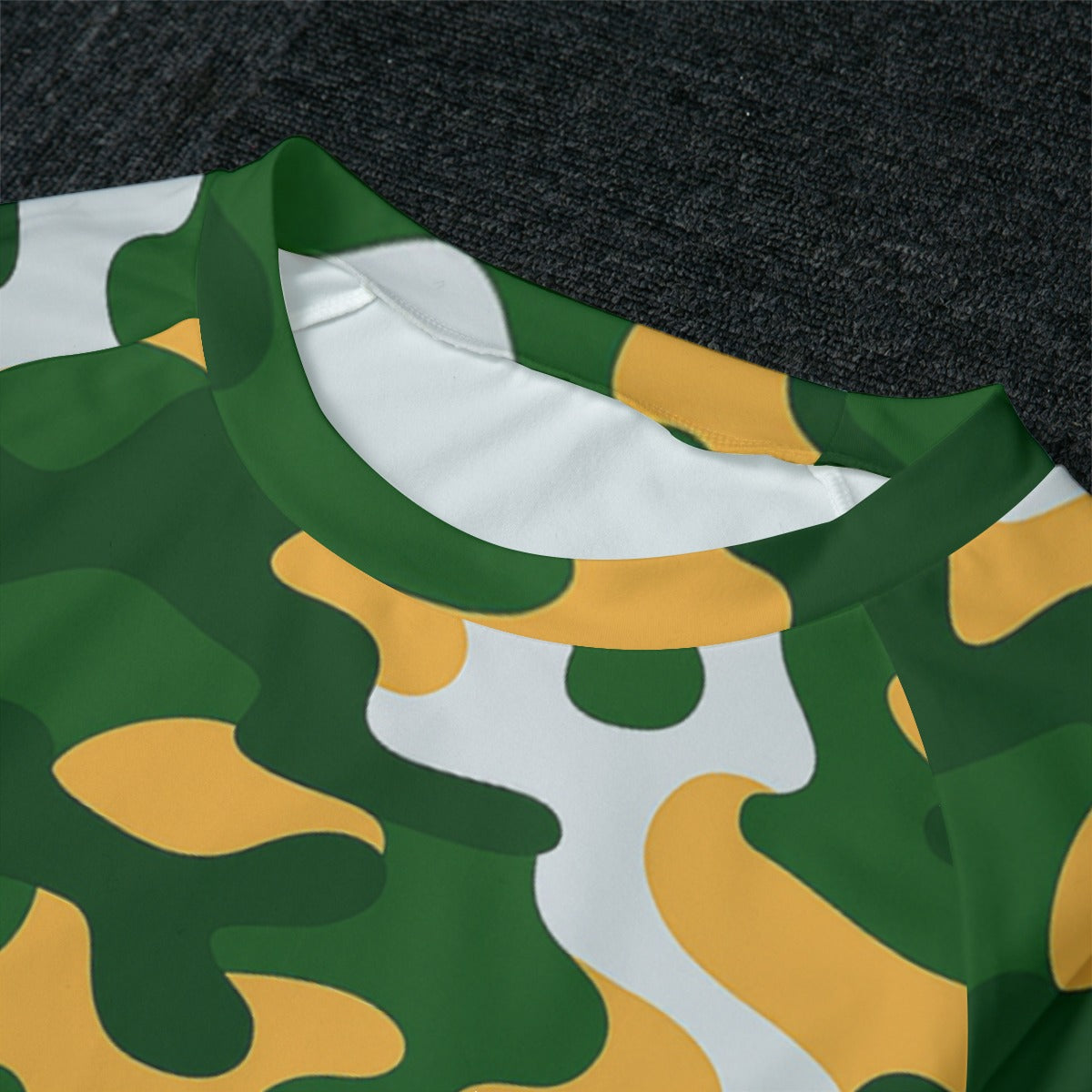 Green Bay Football Game Day All-Over Print Women's Raglan Sleeve Pajamas With Wide Ankles