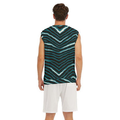 Philadelphia Football Game Day All-Over Print Men's Imitation Knitted V-neck Vest