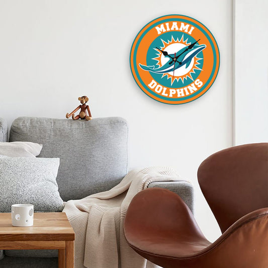 Miami Football Game Day Wooden Wall Clock For the USA