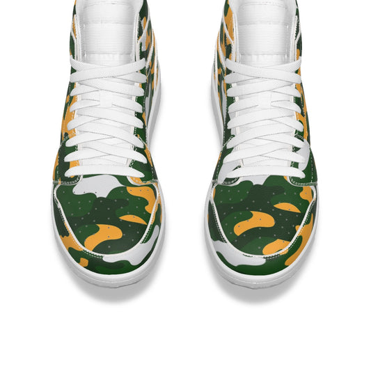 Green Bay Football Game Day Men's Synthetic Leather Stitching Shoes