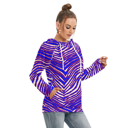 Buffalo Bills Zubaz Women's Hoodie With Double Hood