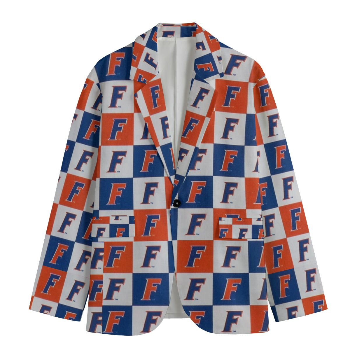 Florida - Gators Game day Casual Flat Lapel Collar Blazer