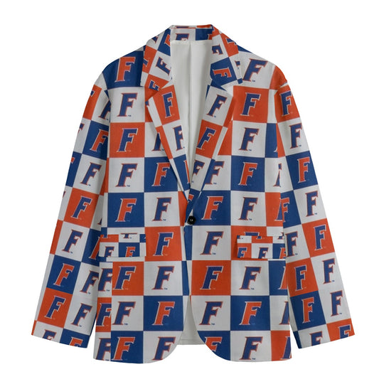 Florida - Gators Game day Casual Flat Lapel Collar Blazer
