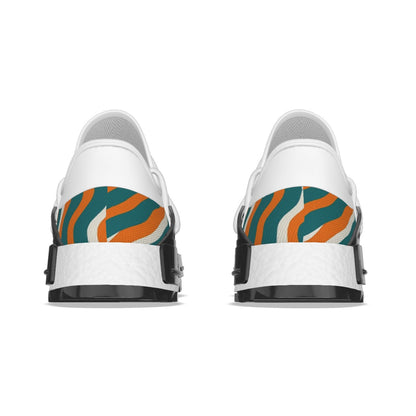 Miami Football Game Day All-Over Print Men's Mesh Sneakers