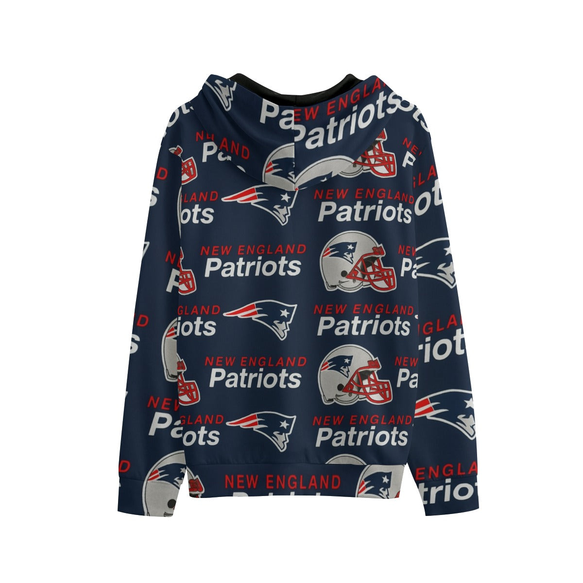 New England Football Game Day All-Over Print Men's Pullover Hoodie | Interlock