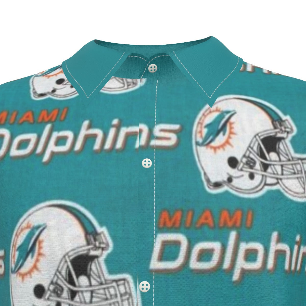 Miami Football Game Day All-Over Print Men's Imitation Silk Short-Sleeved Shirt