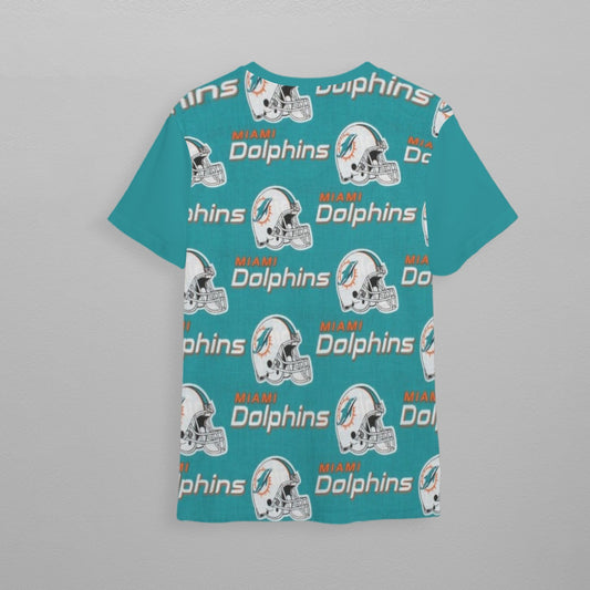 Miami Football Game Day All-Over Print Children's Sports T-Shirt