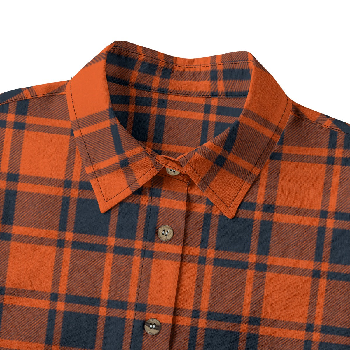 Illinois Urbana - Fighting Illini Tartan Plaid Women's Shirt | 125GSM Cotton