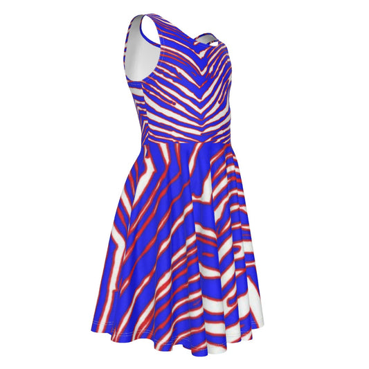 Buffalo Bills Zubaz Kid's Sleeveless Vest Dress