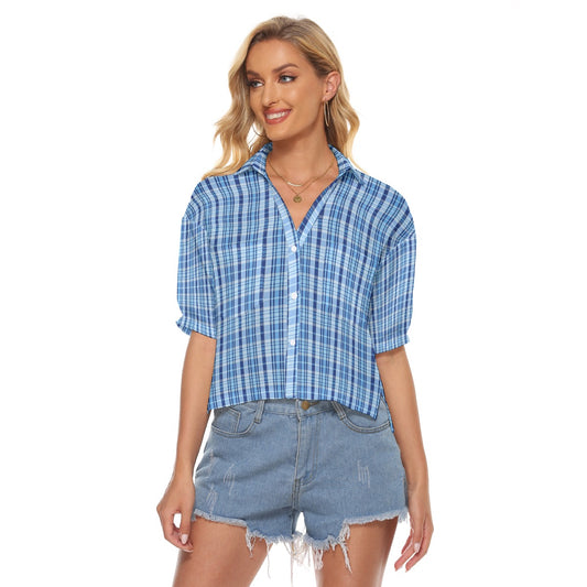 North Carolina Tartan Plaid Tar Heels Women's V-neck Shirts