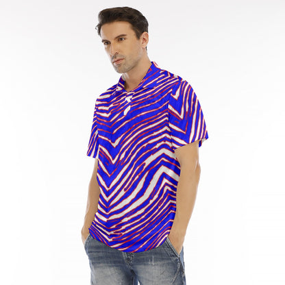 Buffalo Bills Zubaz Men's Polo Shirt | Velvet