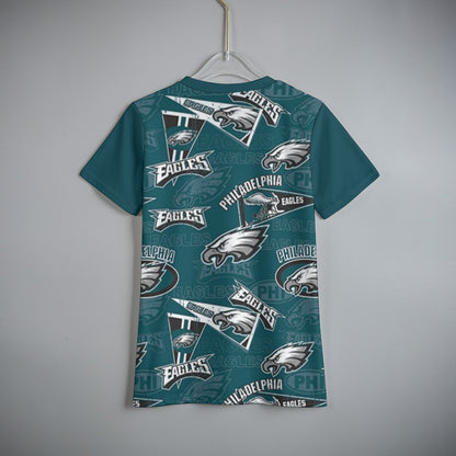 Philadelphia Football Game Day Eco-friendly All-Over Print Kid's Short Sleeve