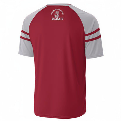 Wisconsin Madison Wlldcats V-Neck Short Sleeve T-Shirt