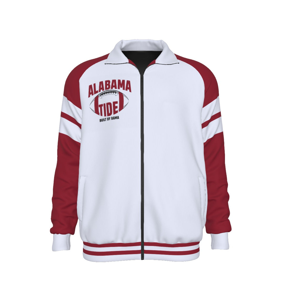 Alabama Tide Crimson fans Unisex Stand Collar Jacket