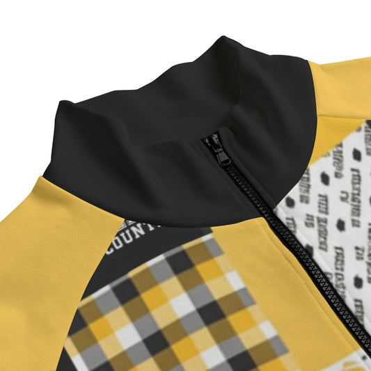 All-Over Print Unisex Stand Up Collar Jacket With Raglan Sleeve | 310GSM Cotton