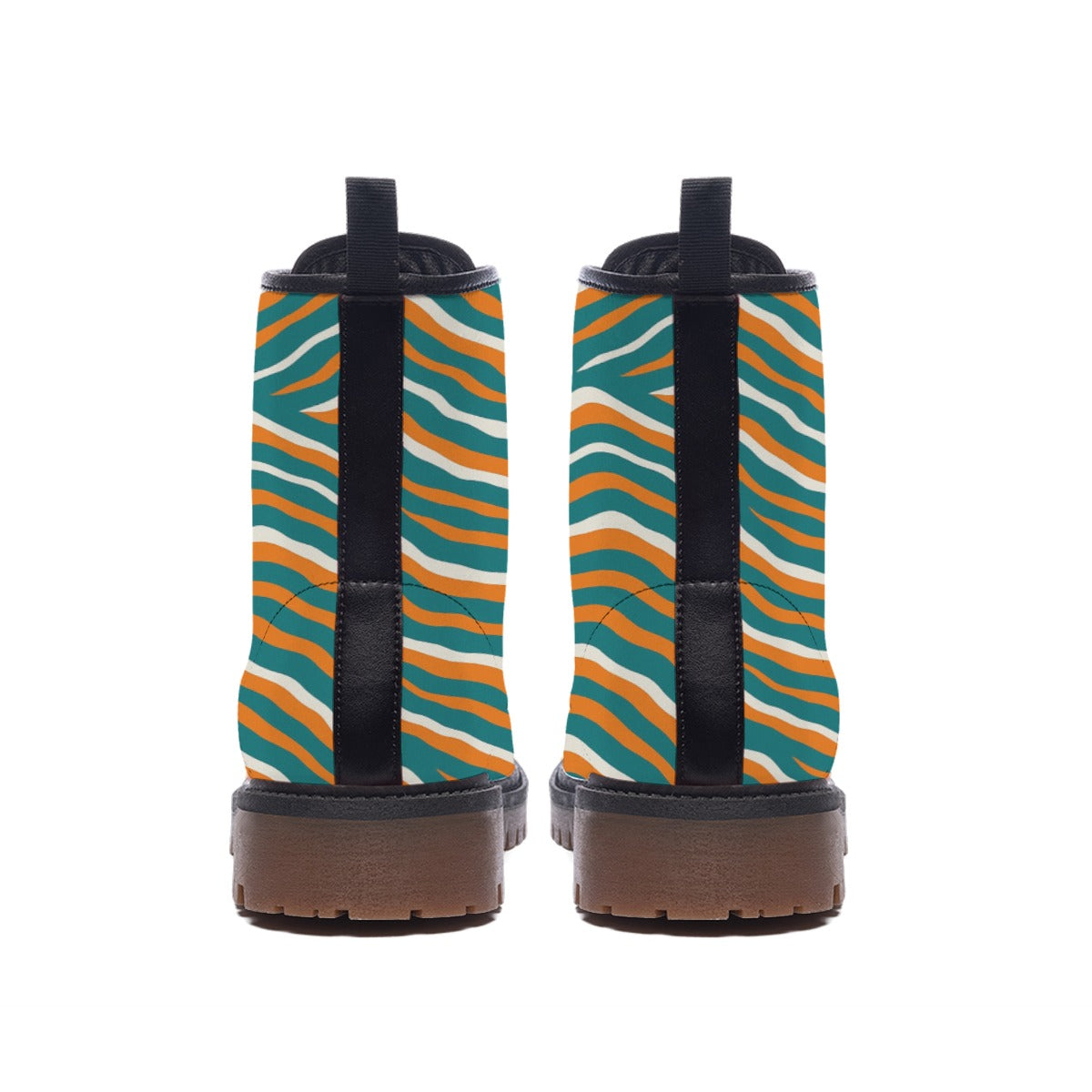 Miami Football Game Day All-Over Print Men's Martin Short Boots