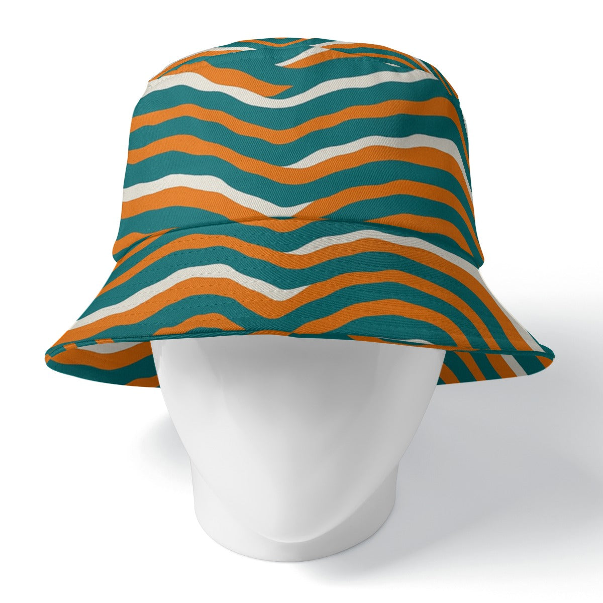 Urban Legend Miami Dolphins Zubaz – Double-Side Printing Bucket Hat