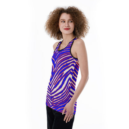 Buffalo Bills Zubaz Women's Back Hollow Tank Top