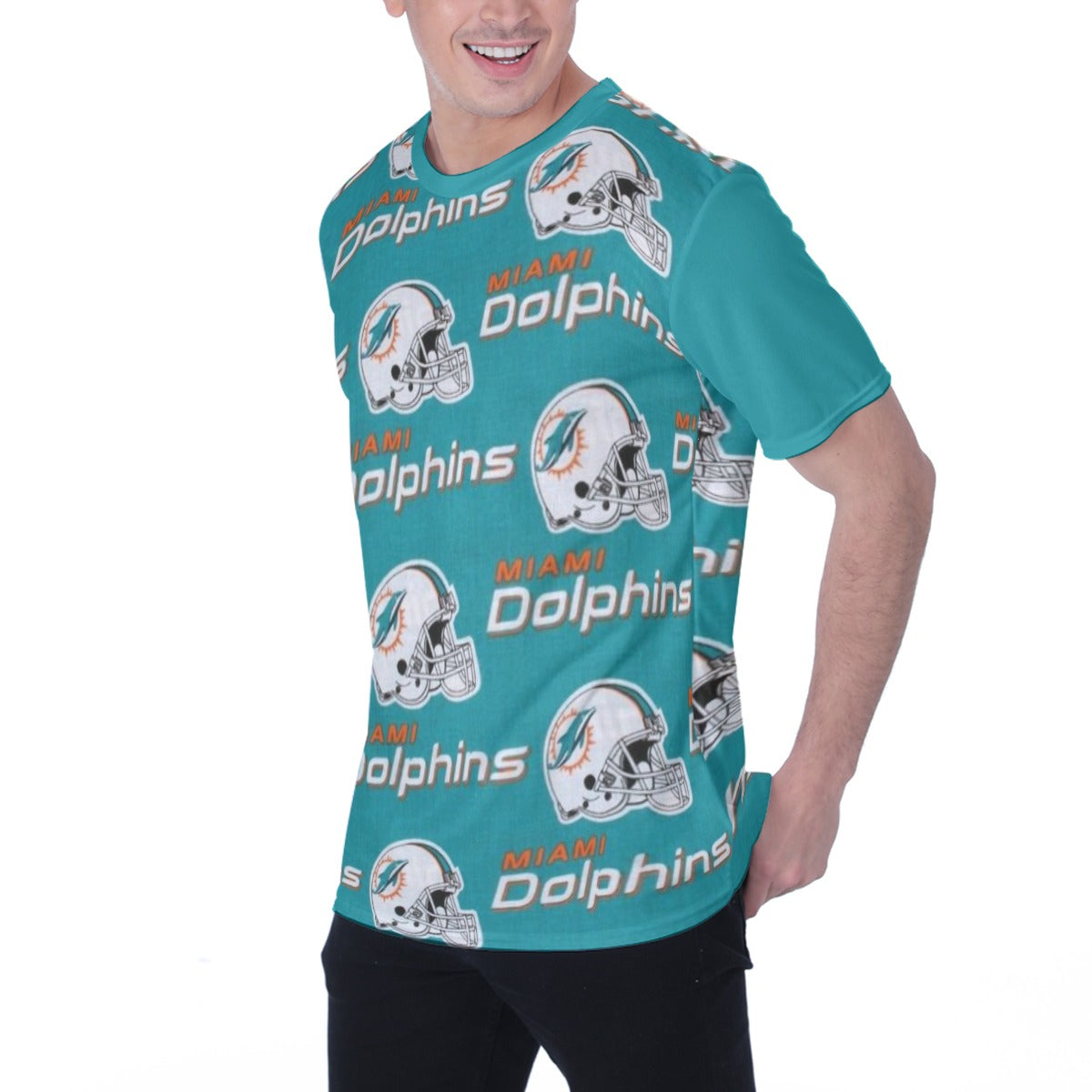 Miami Football Game Day All-Over Print Unisex T-Shirt|145GSM KPO02