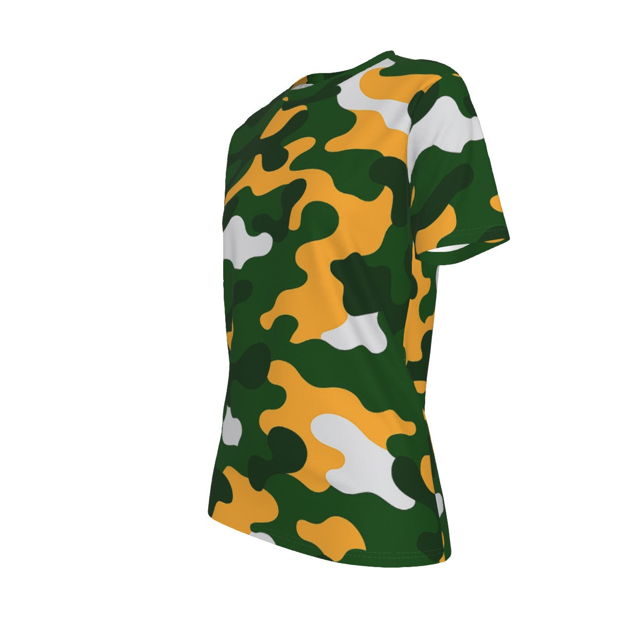 Green Bay Football Game Day All-Over Print Women's O-Neck T-Shirt|180 GSM Jersey