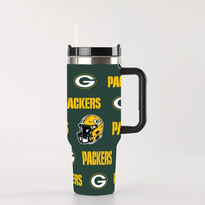 Green Bay Football Game Day 40 oz Tumbler With Handle
