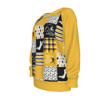 All-Over Print Women's Raglan Sleeve Sweatshirt