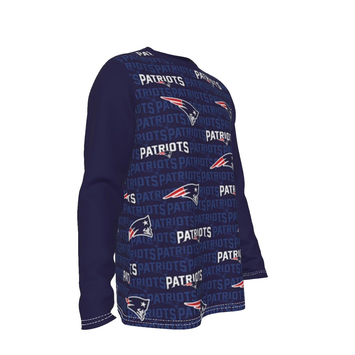 New England Football Game Day All-Over Print Men's Long Sleeve T-Shirt