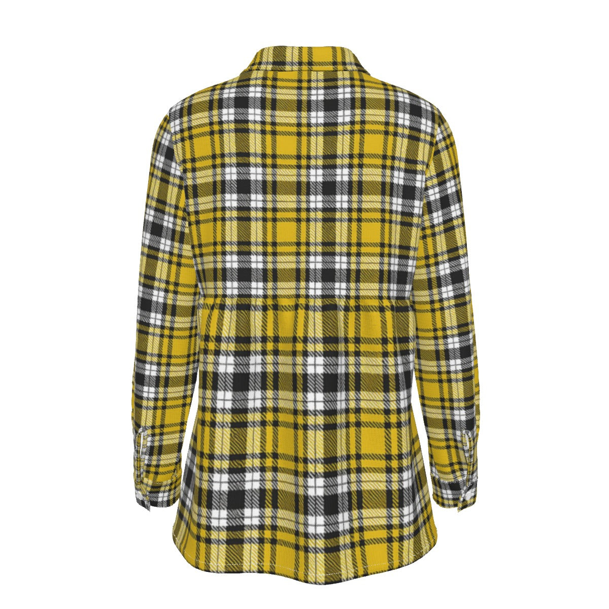 Iowa tartan plaid Hawkeyes Women's Elastic-Back Shirt