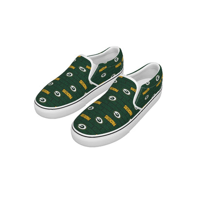 Green Bay Football Game Day Men's Slip On Sneakers