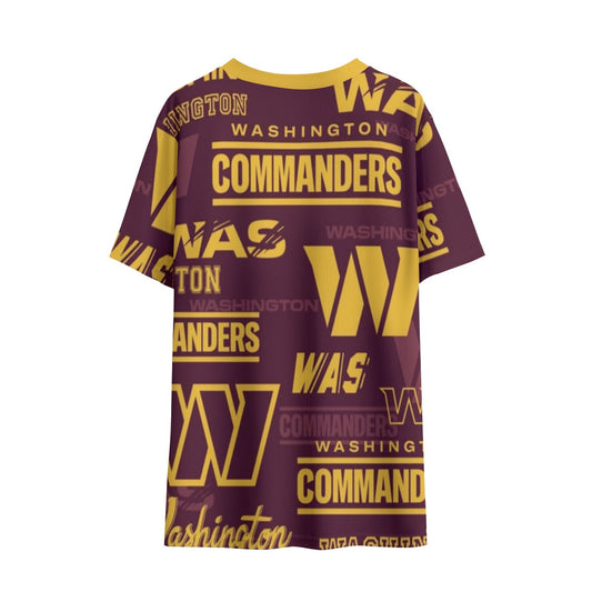 Washington Commanders Children's Round Neck T-Shirt|145GSM Birdseye