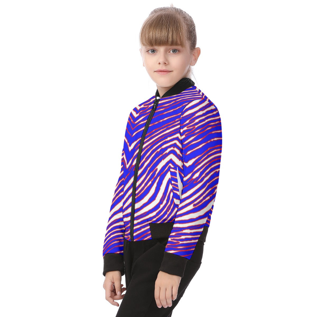 Buffalo Bills Zubaz Kid's Bomber Jacket