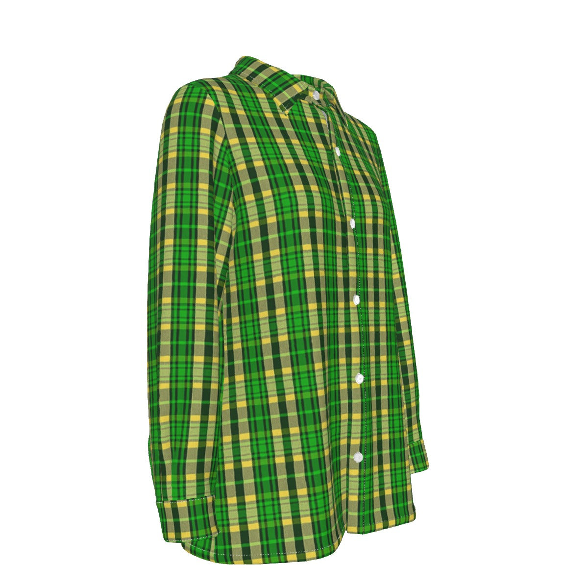 Oregon Tartan Plaid Ducks Women's Elastic-Back Shirt