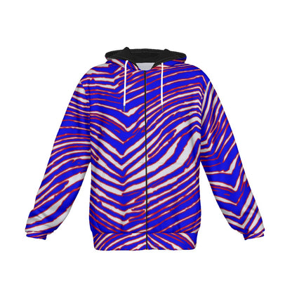 Buffalo Bills Zubaz Men's Heavy Fleece Zip Up Hoodie
