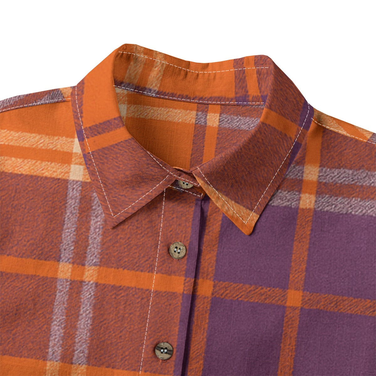 Clemson Tartan Plaid Women's Shirt | 125GSM Cotton