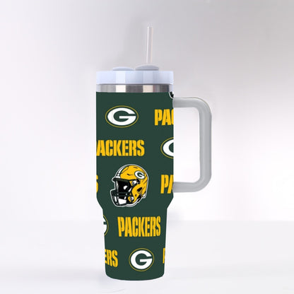 Green Bay Football Game Day 40 oz Tumbler With Handle