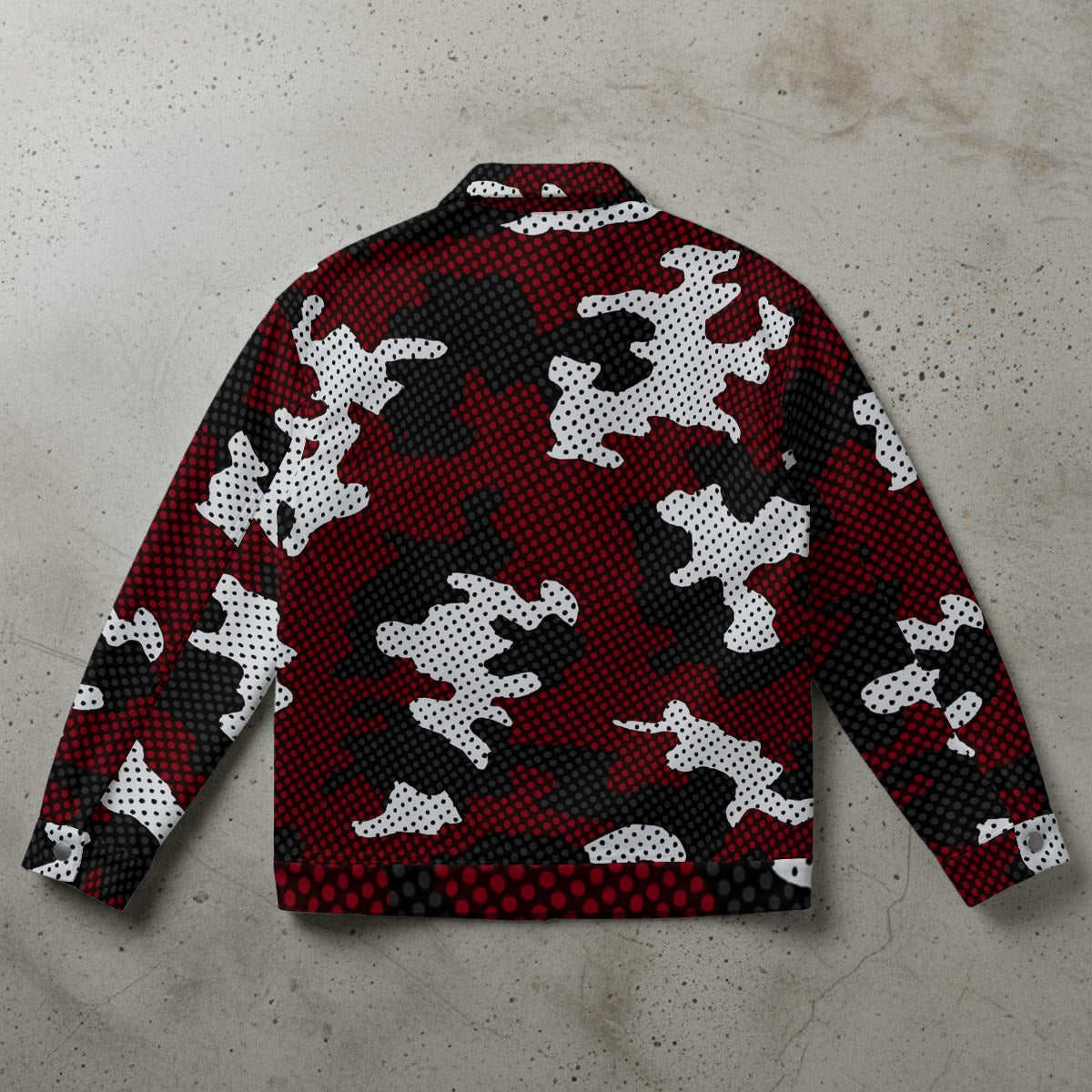 Urban Legend South Carolina Garnet Black White Camo Unisex Collared Jacket