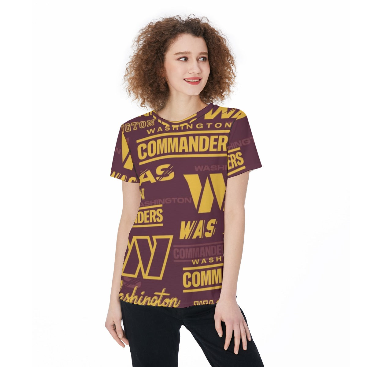 Washington Commanders Round Neck T-Shirt