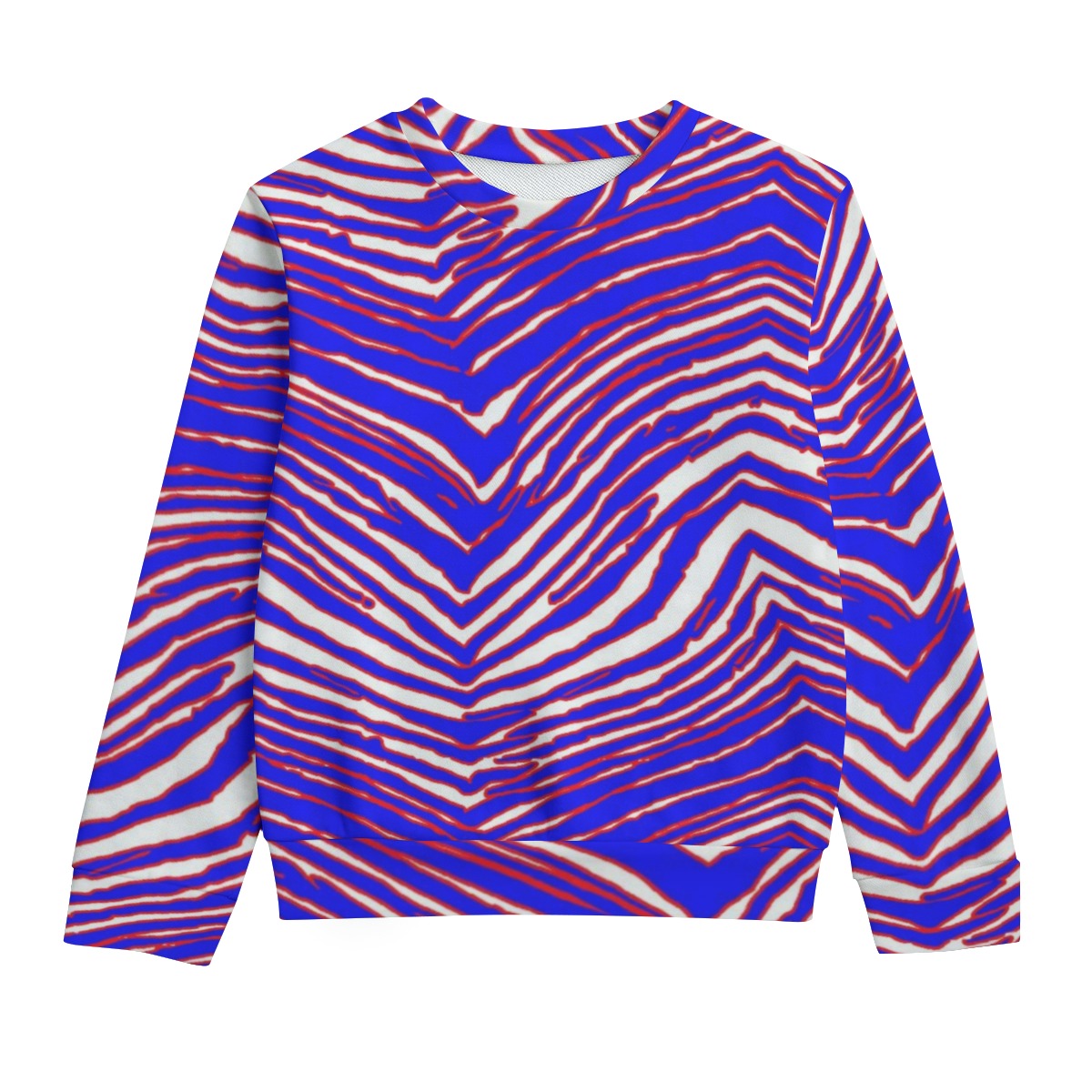 Buffalo Bills Zubaz Kid's Round Neck Sweatshirt | 310GSM Cotton