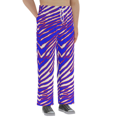 Buffalo Bills Zubaz Unisex Knitted Fleece Wide Leg Pants