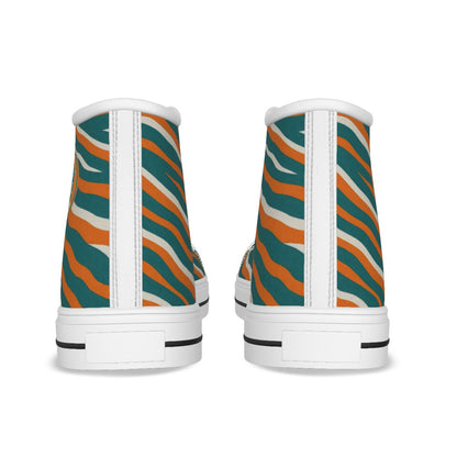 Miami Football Game Day Men's Canvas Shoes