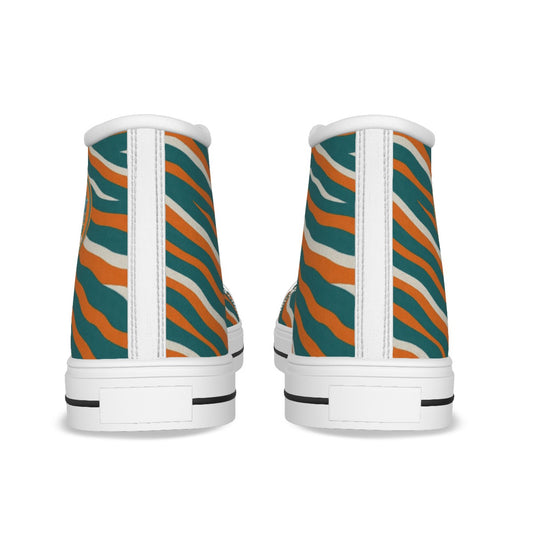 Miami Football Game Day Men's Canvas Shoes