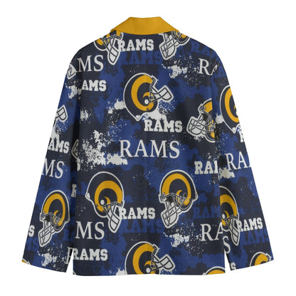 Los Angeles Rams suit Flat Lapel Collar Blazer