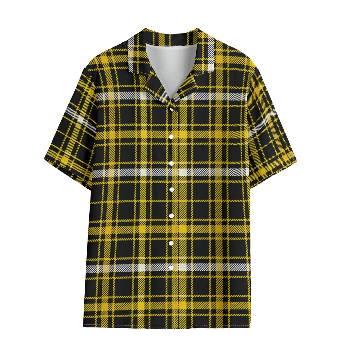 Missouri Tartan Plaid Tigers  Women's Hawaii Shirt | Rayon