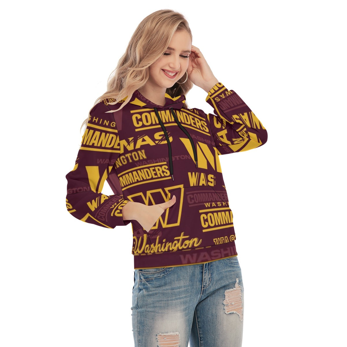 Washington Commanders Women's Slim Pullover Hoodie