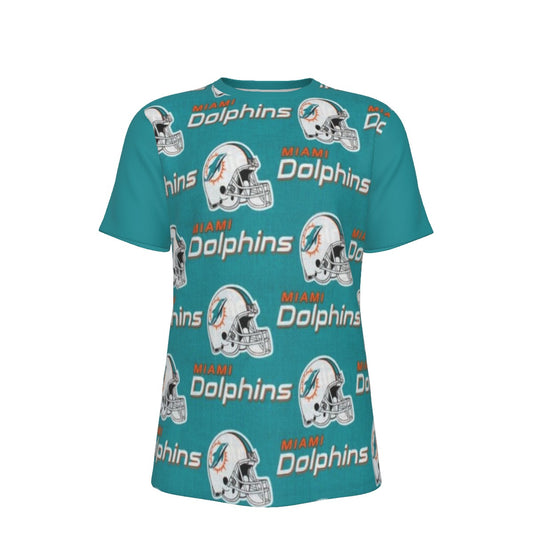 Miami Football Game Day All-Over Print Unisex T-Shirt|220GSM KPO03