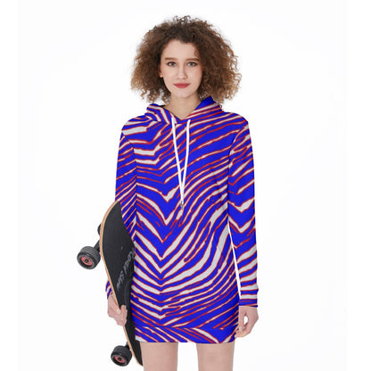 Buffalo Bills Zubaz Women's Long Hoodie